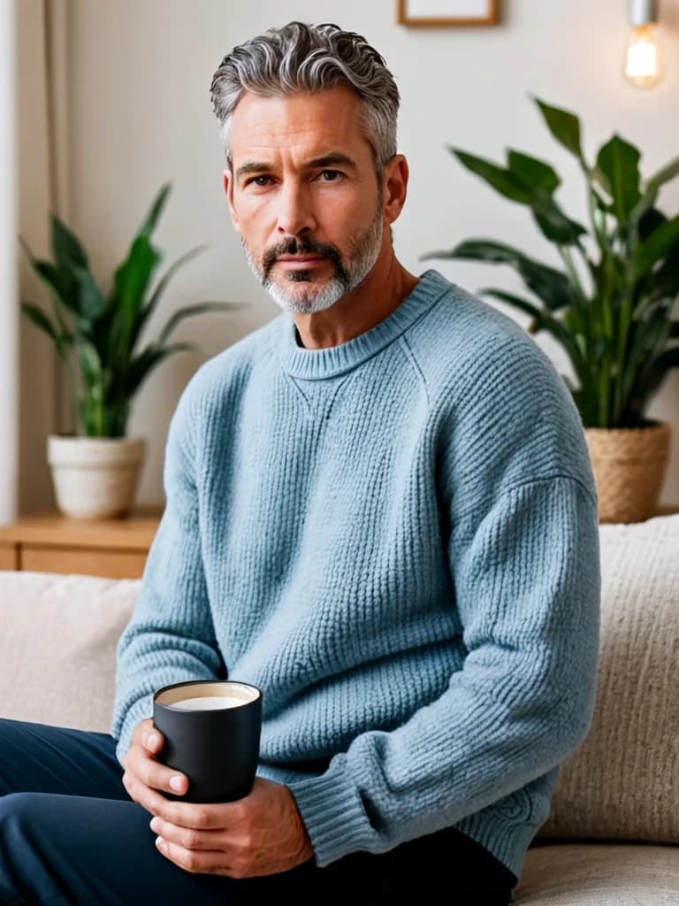 Vincent, Gay AI Silver Fox Daddy